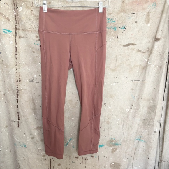 Lululemon Pace Rival High-Rise Crop 22", Spiced Chai - Picture 2 of 5